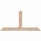 Ekena Millwork Portland Smooth Timber Gable Bracket, Douglas Fir, 72"W x 36"H x 3 1/2"D x 5 1/2"F, 12/12 Pitch GBW072X36X0406POR00SDF - alternate 1